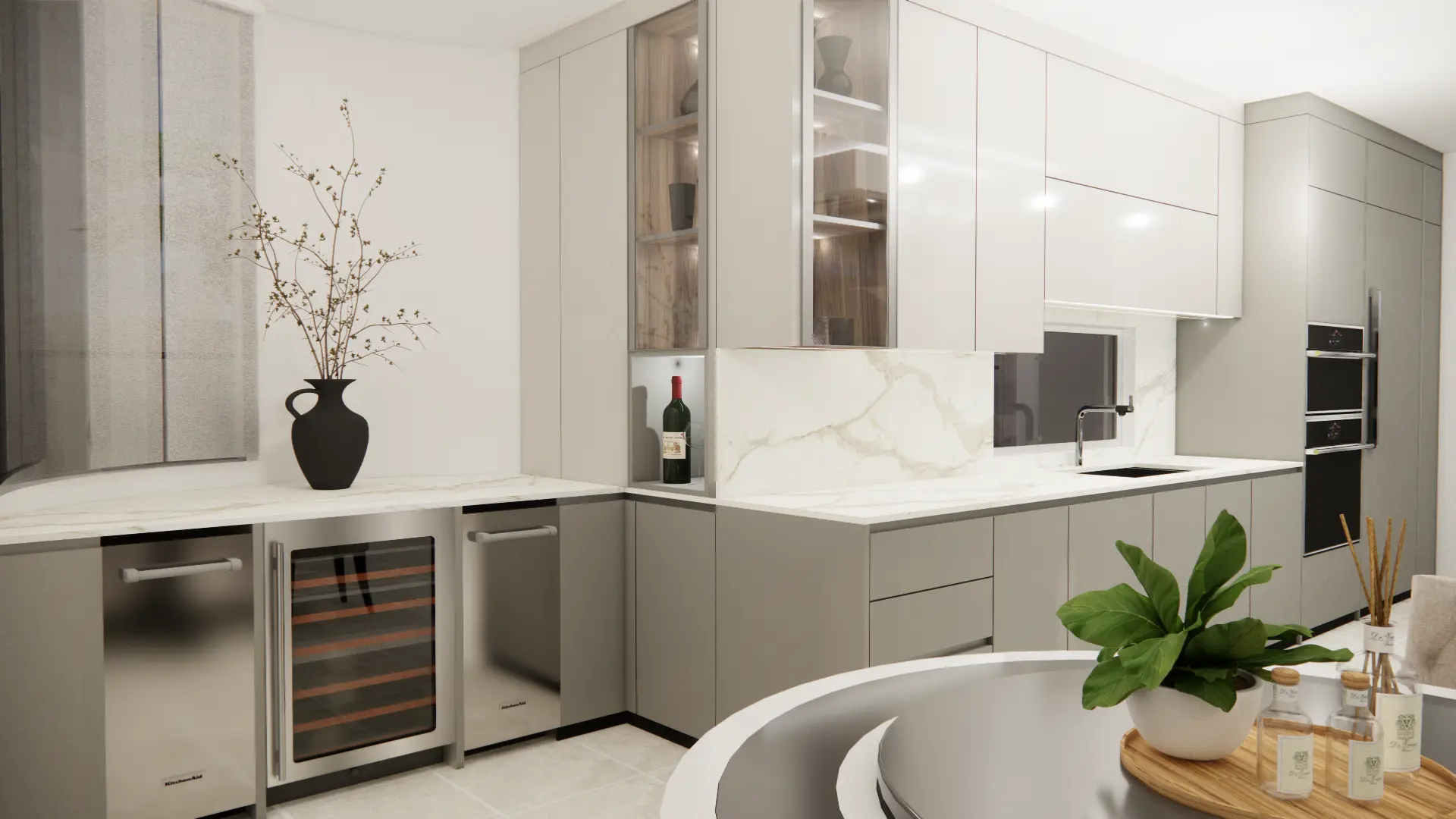 glossy-cabinets-kitchen-guaynabo